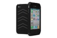 Cygnett Black & Grey Silicone and PU Rugged Case for iPhone 4S