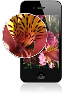 iPhone 4S ретина дисплей